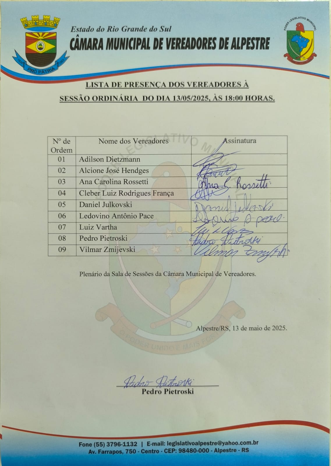 presença